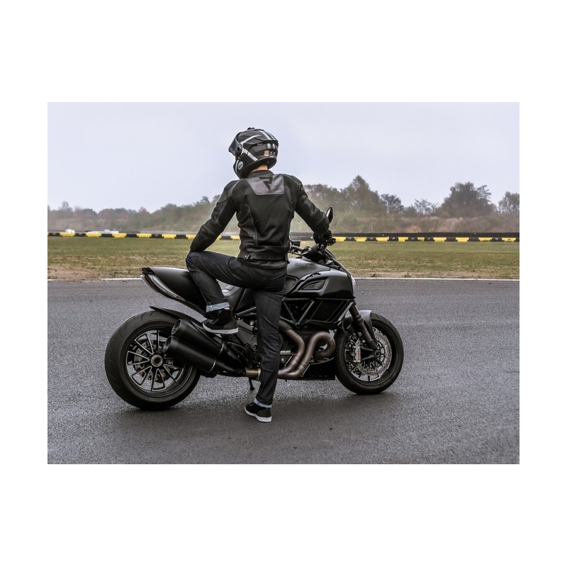 Bunda na motocykel Rebelhorn Rocket čierna výpredaj