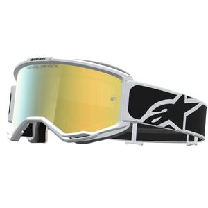 Motokrosové okuliare Alpinestars Vision 5 Rora čierno-biele