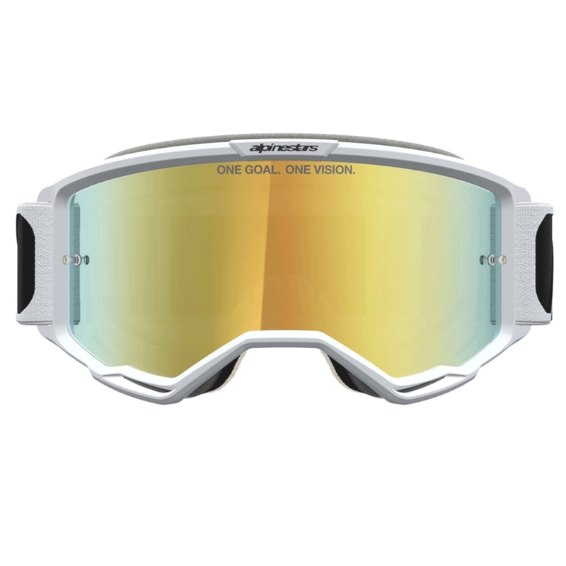 Motokrosové okuliare Alpinestars Vision 5 Rora čierno-biele