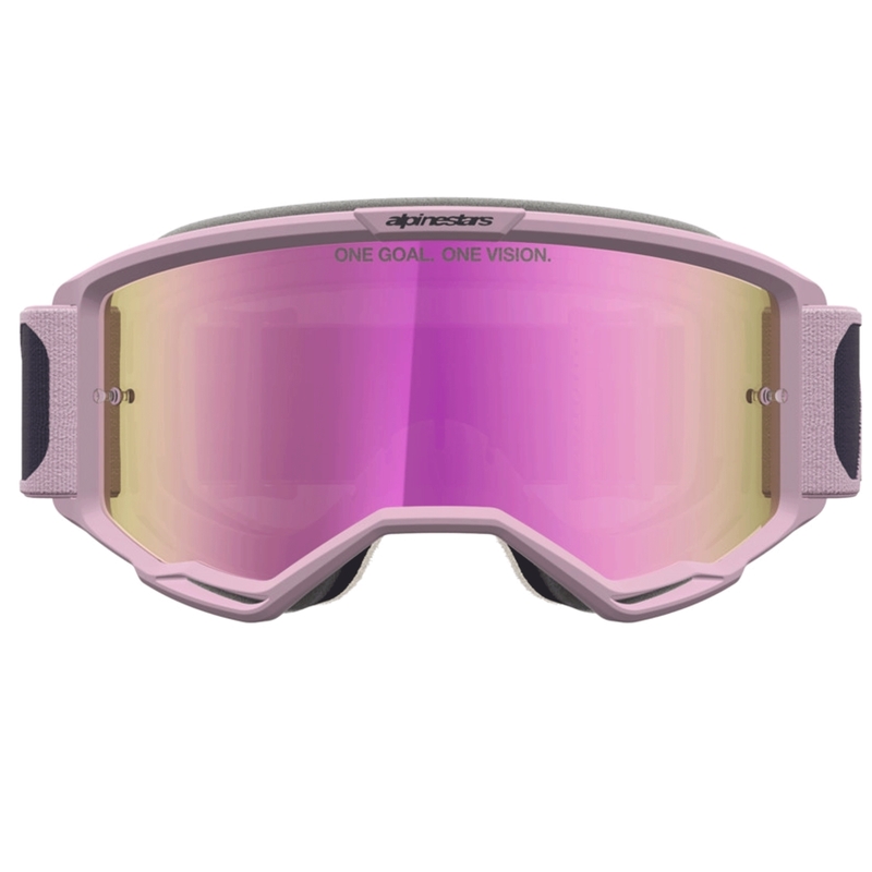 Motokrosové okuliare Alpinestars Vision 5 Rora tmavo šedo-ružové