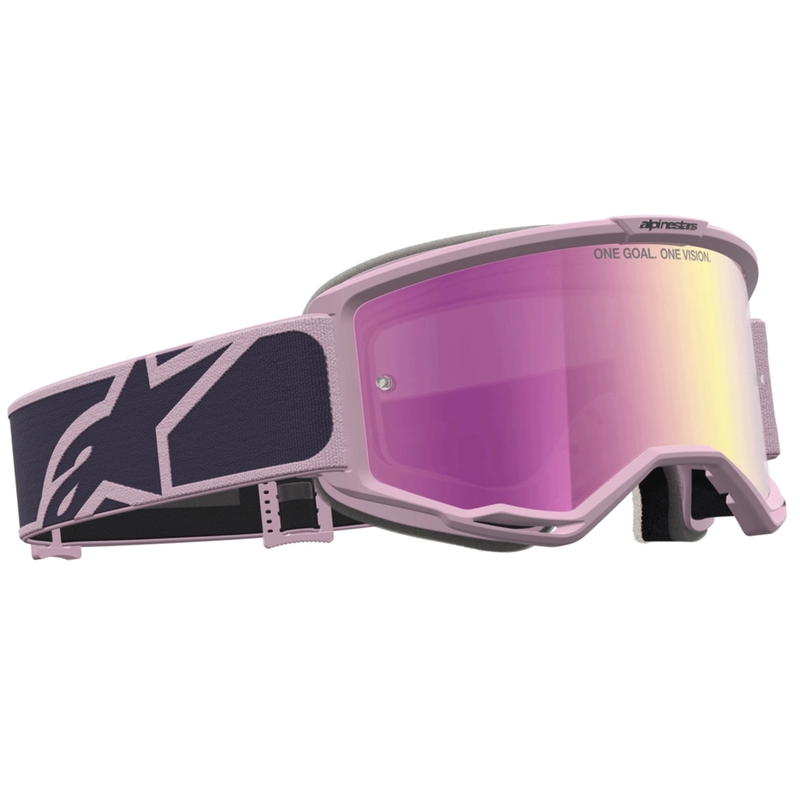 Motokrosové okuliare Alpinestars Vision 5 Rora tmavo šedo-ružové