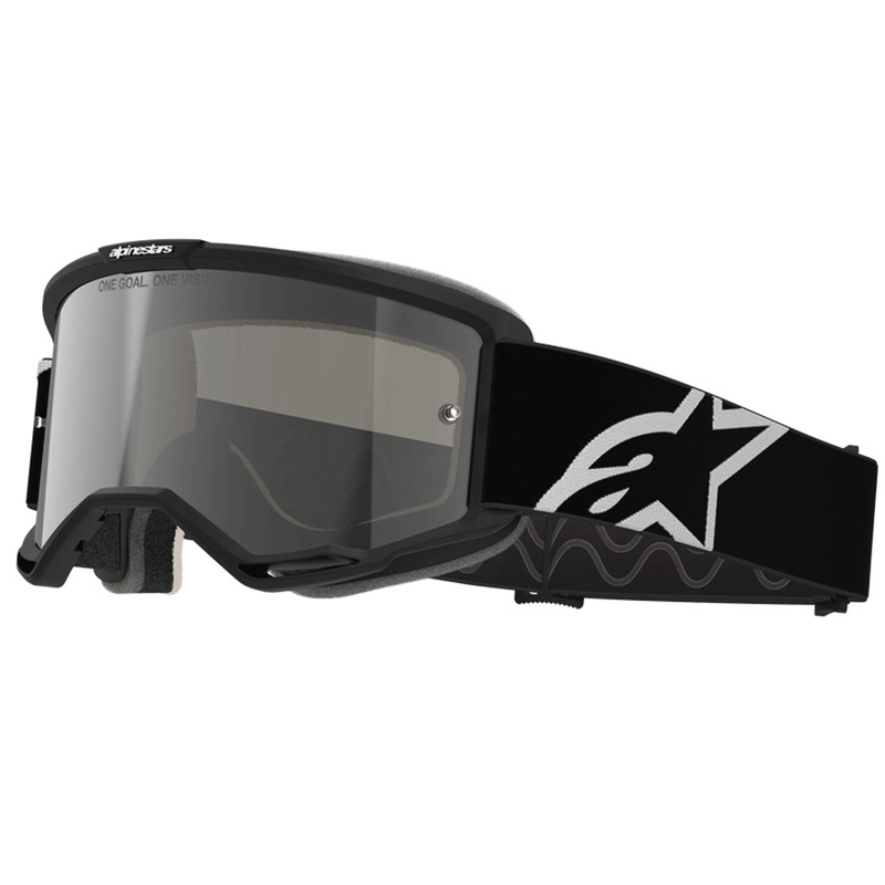 Motokrosové okuliare Alpinestars Vision 5 Corp 2 čierno-biele
