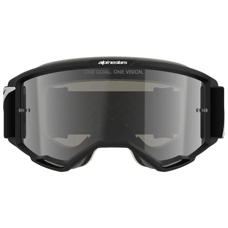 Motokrosové okuliare Alpinestars Vision 5 Corp 2 čierno-biele