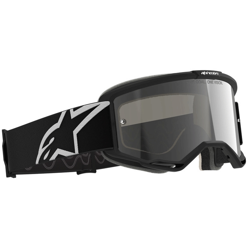 Motokrosové okuliare Alpinestars Vision 5 Corp 2 čierno-biele