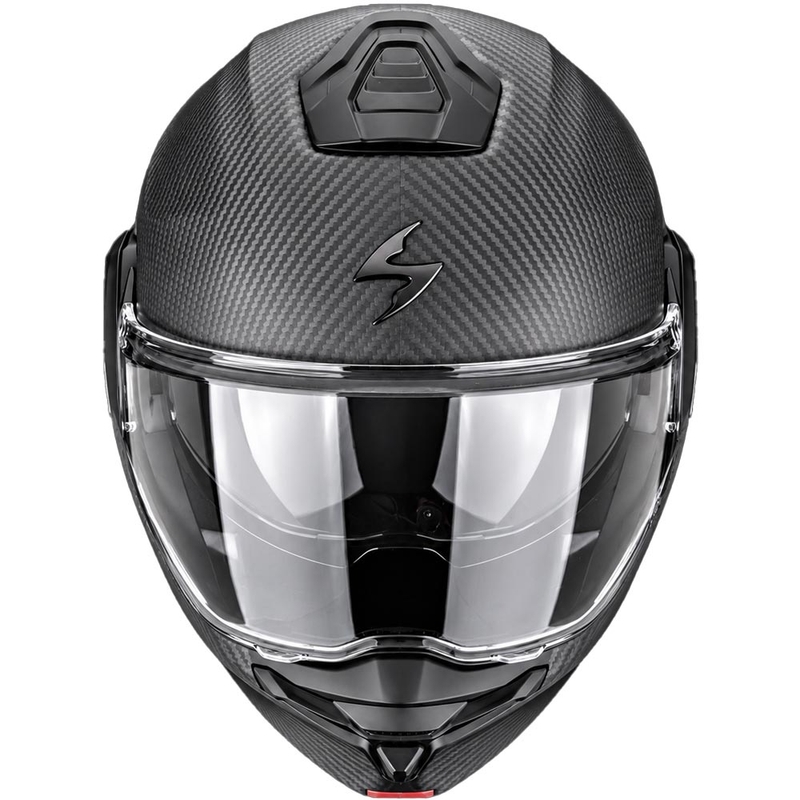 Preklápacia helma na motorku Scorpion EXO-TECH II Carbon Solid matná čierna