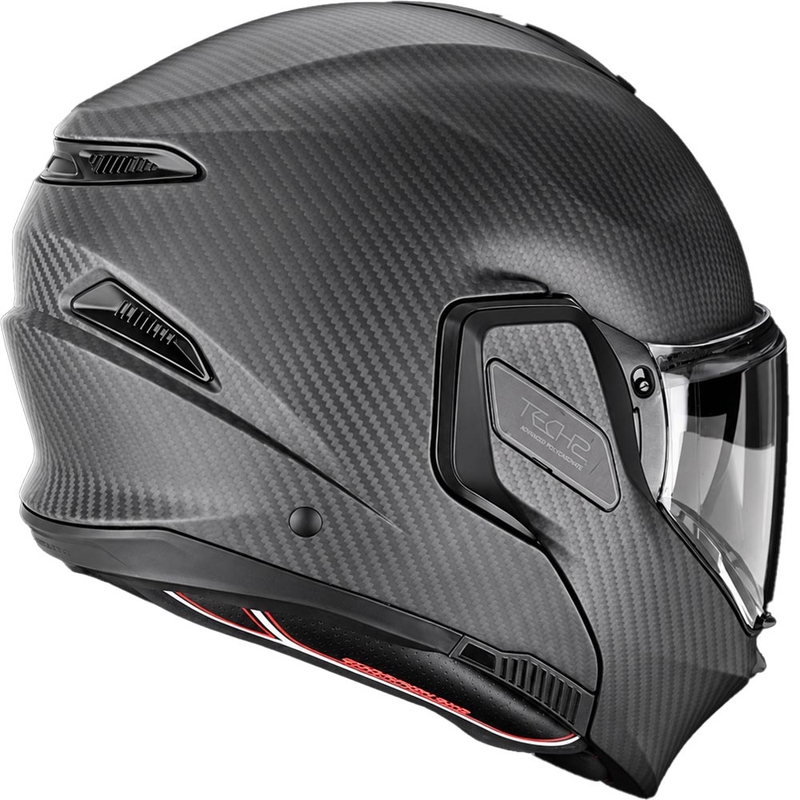 Preklápacia helma na motorku Scorpion EXO-TECH II Carbon Solid matná čierna