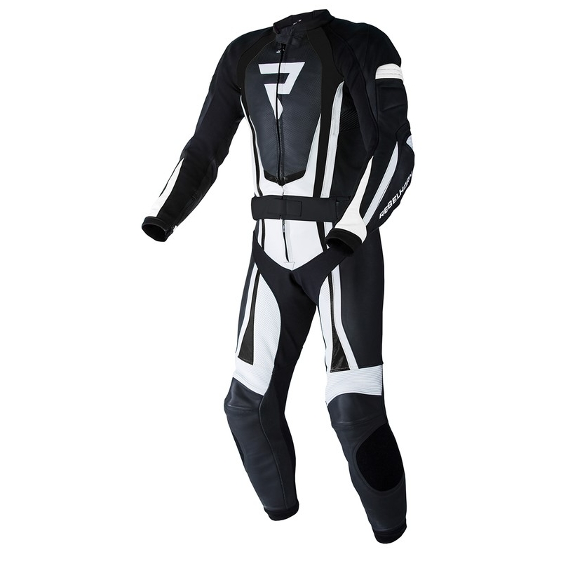 Kombinéza na motocykel Rebelhorn Piston II PRO čierno-biela výpredaj