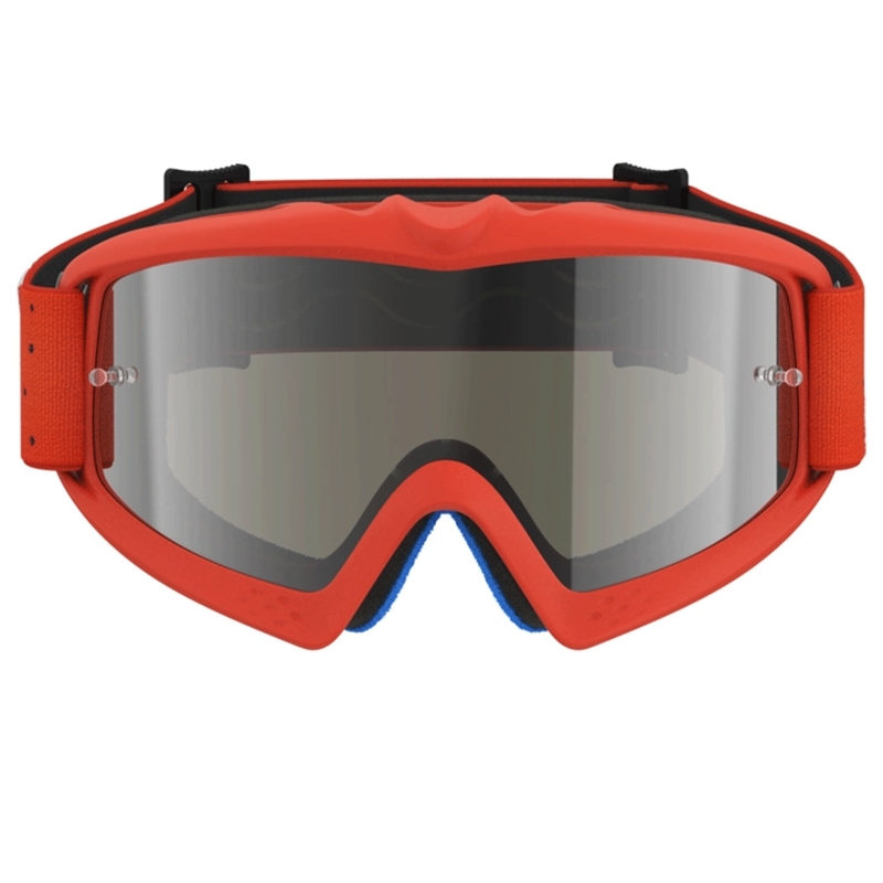 Detské motokrosové okuliare Alpinestars Vision Youth Vesta oranžovo-strieborné