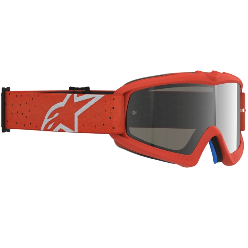 Detské motokrosové okuliare Alpinestars Vision Youth Vesta oranžovo-strieborné