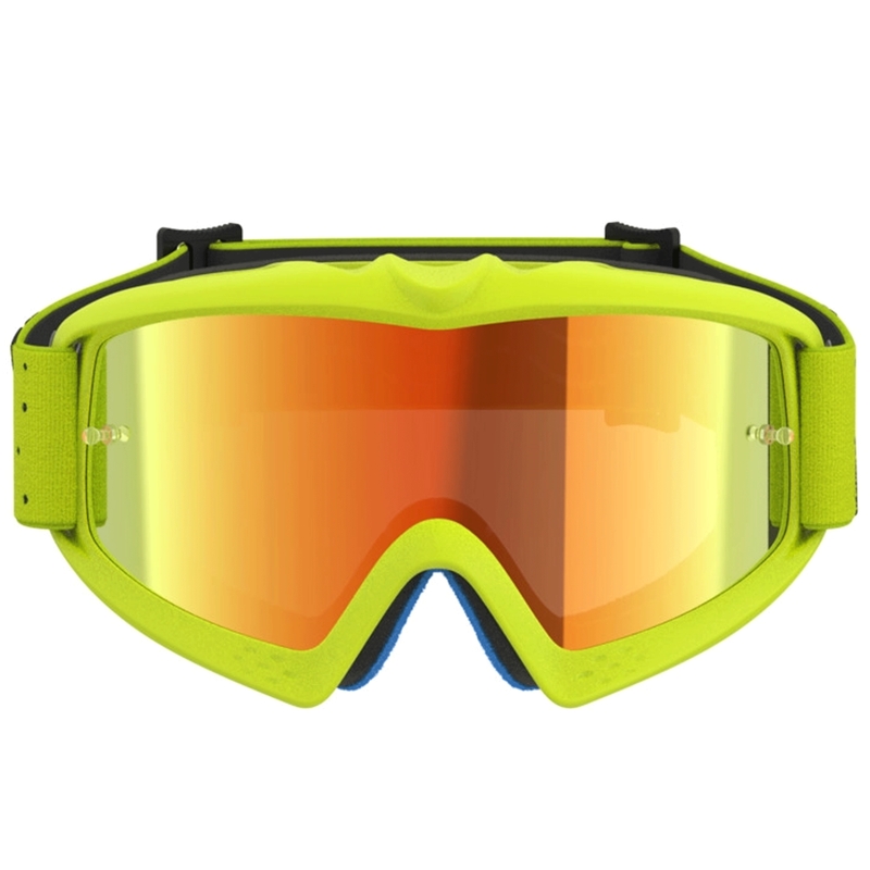Detské motokrosové okuliare Vision Youth Vesta fluo žlto-čierne