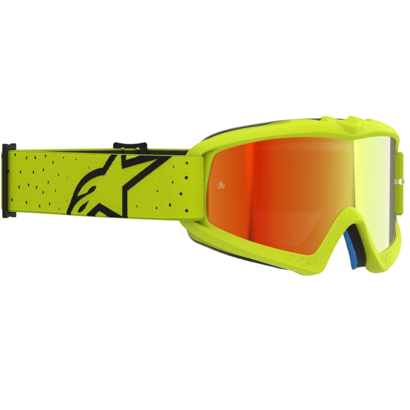 Detské motokrosové okuliare Vision Youth Vesta fluo žlto-čierne