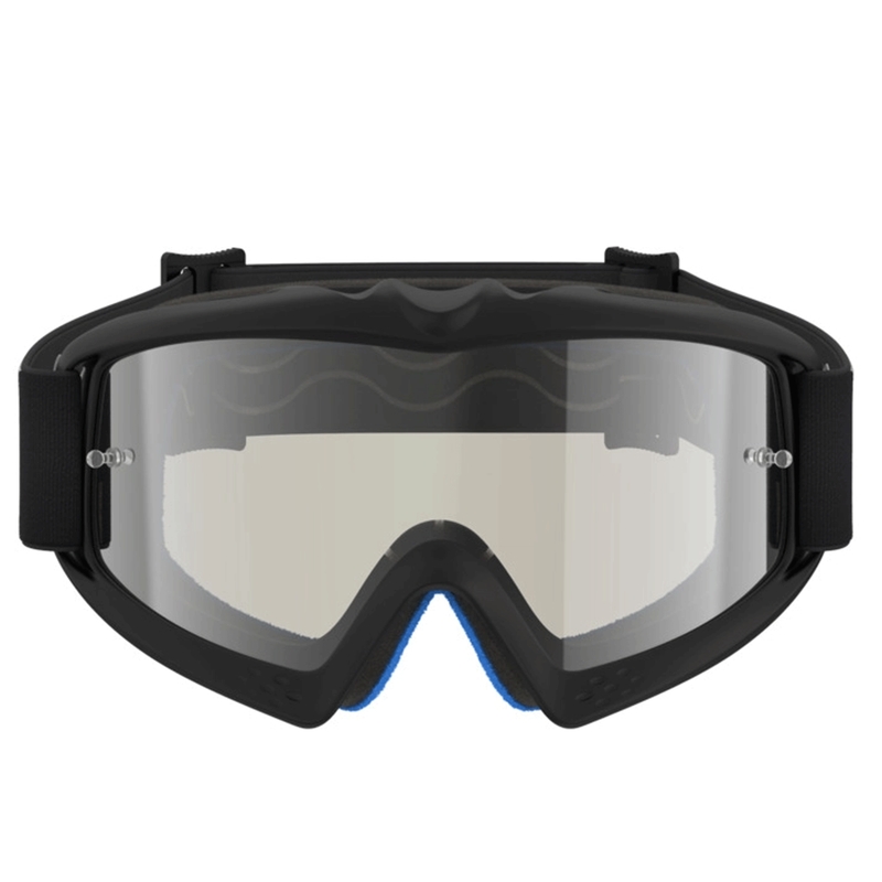 Detské motokrosové okuliare Alpinestars Vision Youth Atrox čierno-strieborné