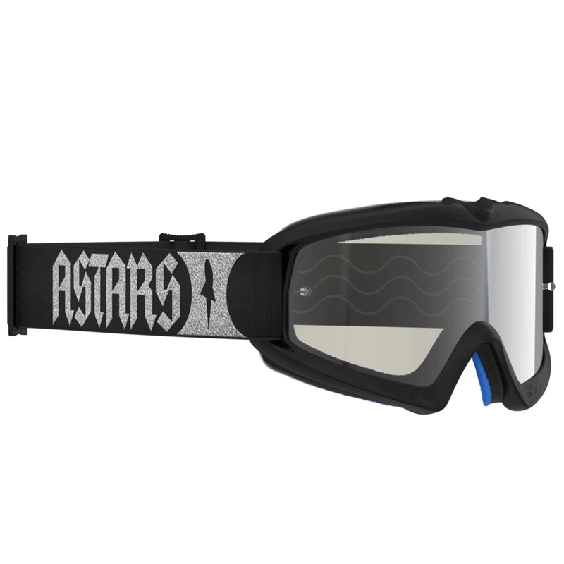 Detské motokrosové okuliare Alpinestars Vision Youth Atrox čierno-strieborné