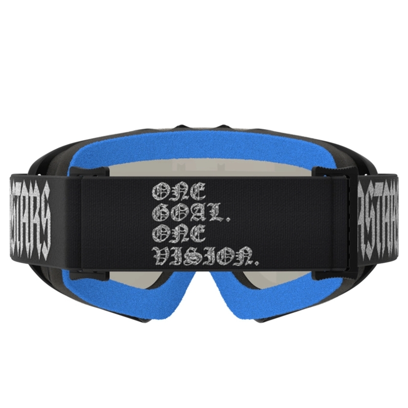 Detské motokrosové okuliare Alpinestars Vision Youth Atrox čierno-strieborné