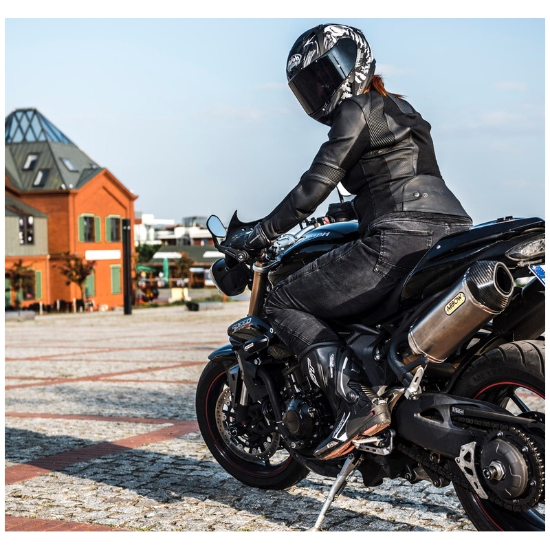 Dámska bunda na motocykel Rebelhorn Rocket čierna výpredaj