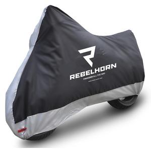 Plachta na motocykel Rebelhorn Cover II čierno-strieborná