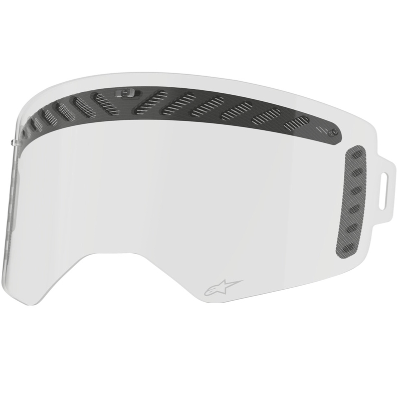 Číre plexi Modulator Vented pre okuliare Alpinestars Supertech