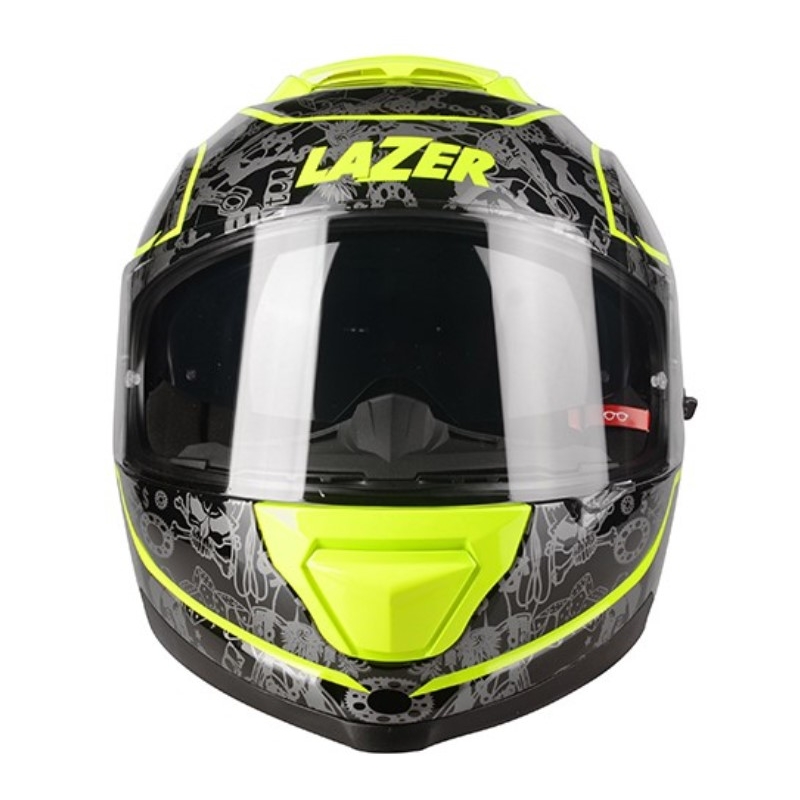 Integrálna prilba na motocykel Lazer Rafale SR $13 Original čierno-šedo-fluorescenčno žltá výpredaj