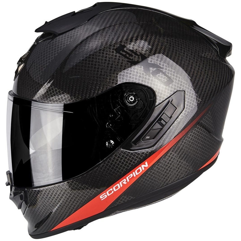 Integrálna prilba na motocykel Scorpion Exo-1400 Air Carbon červená