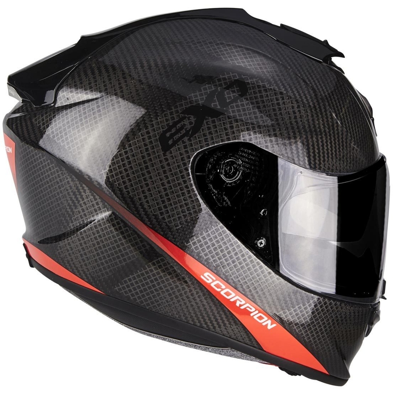 Integrálna prilba na motocykel Scorpion Exo-1400 Air Carbon červená