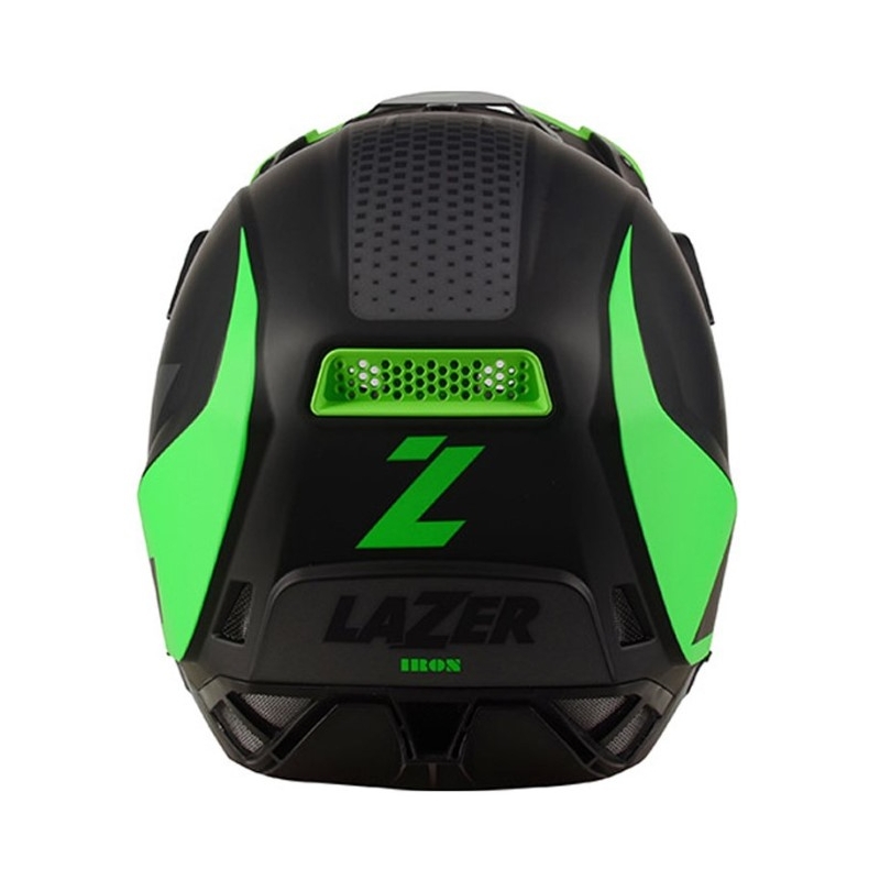 Motokrosová prilba Lazer X9 Iron čierno-fluorescenčno zelená