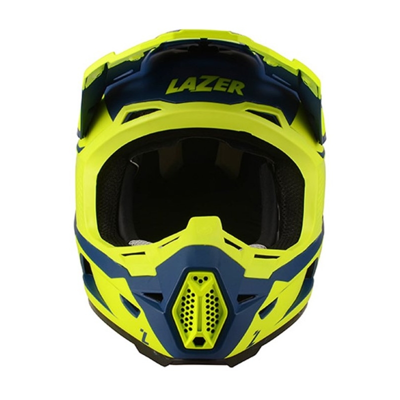 Motokrosová prilba Lazer X9 Sprocket modro-fluorescenčno žltá