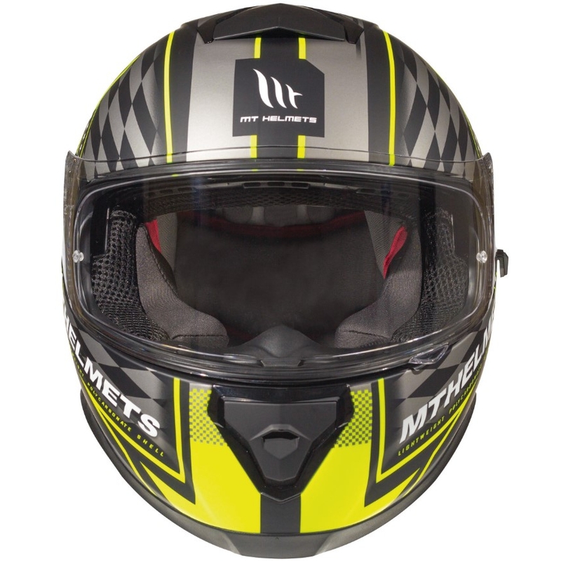 Integrálna prilba na motocykel MT Thunder 3 SV Isle Of Man čierno-šedo-fluorescenčno žltá