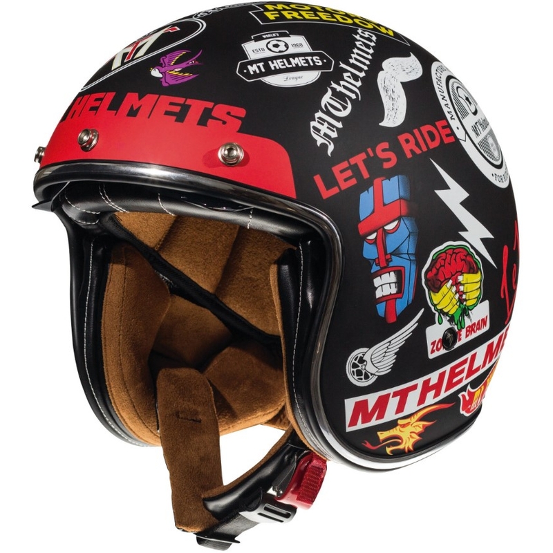 Otvorená prilba na motocykel MT LeMans 2 SV Anarchy čierna matná