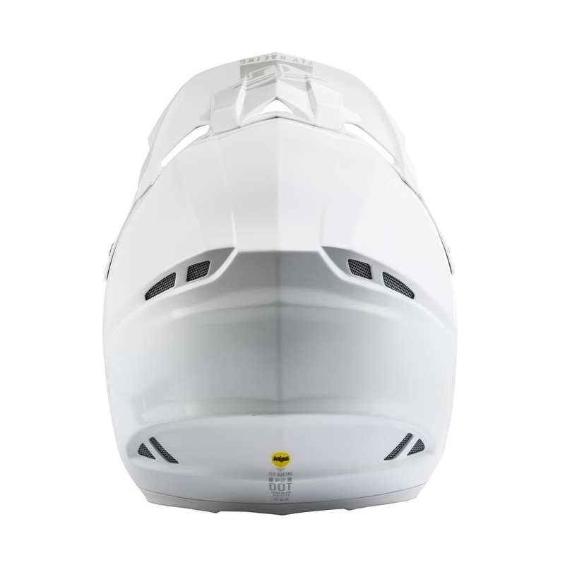Motokrosová prilba FLY Racing F2 Carbon Solid biela