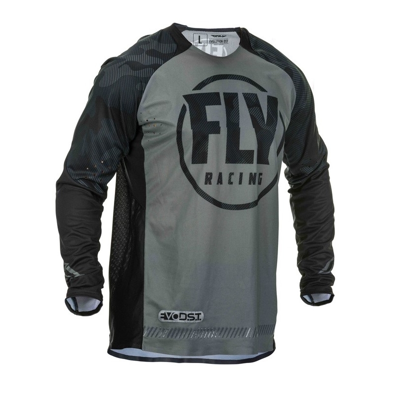 Motokrosový dres FLY Racing Evolution čierno-sivý