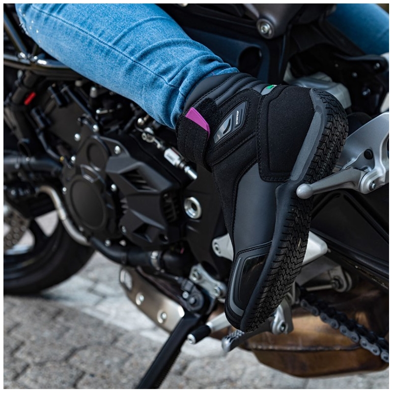 Dámska motocyklová obuv Stylmartin Vector WP čierno-ružová