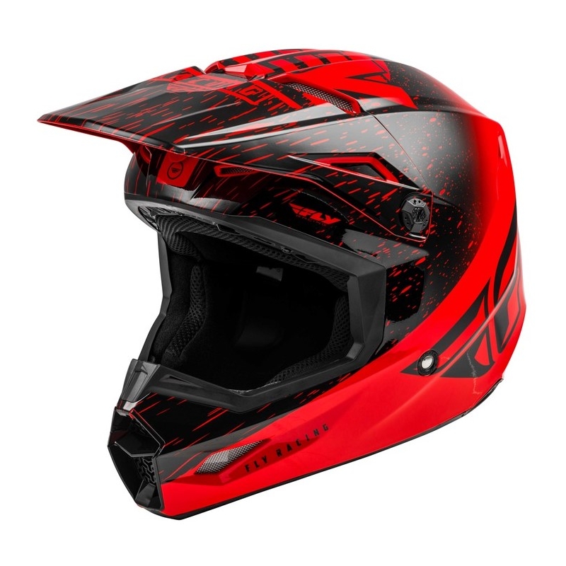 Motokrosová prilba FLY Racing Kinetic K120 červeno-čierna