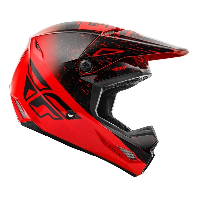 Motokrosová prilba FLY Racing Kinetic K120 červeno-čierna