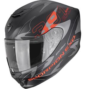 Integrálna helma na motorku Scorpion EXO-391 Key matná čierno-strieborno-červená