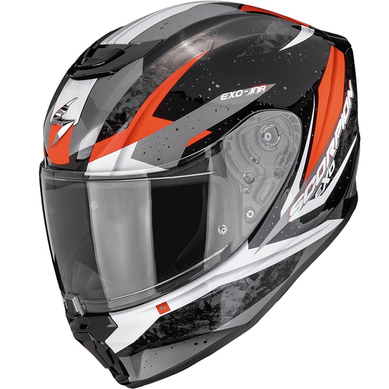 Detská helma na motorku Scorpion EXO-JNR Air Tako čierno-červená
