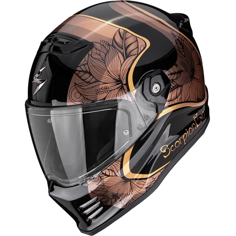 Integrálna helma na motorku Scorpion Covert FX Ameria čierno-zlatá