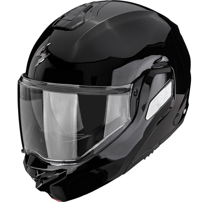 Preklápacia helma na motorku Scorpion EXO-TECH II Solid čierna