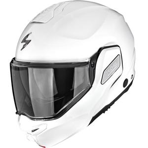 Preklápacia helma na motorku Scorpion EXO-TECH II Solid biela