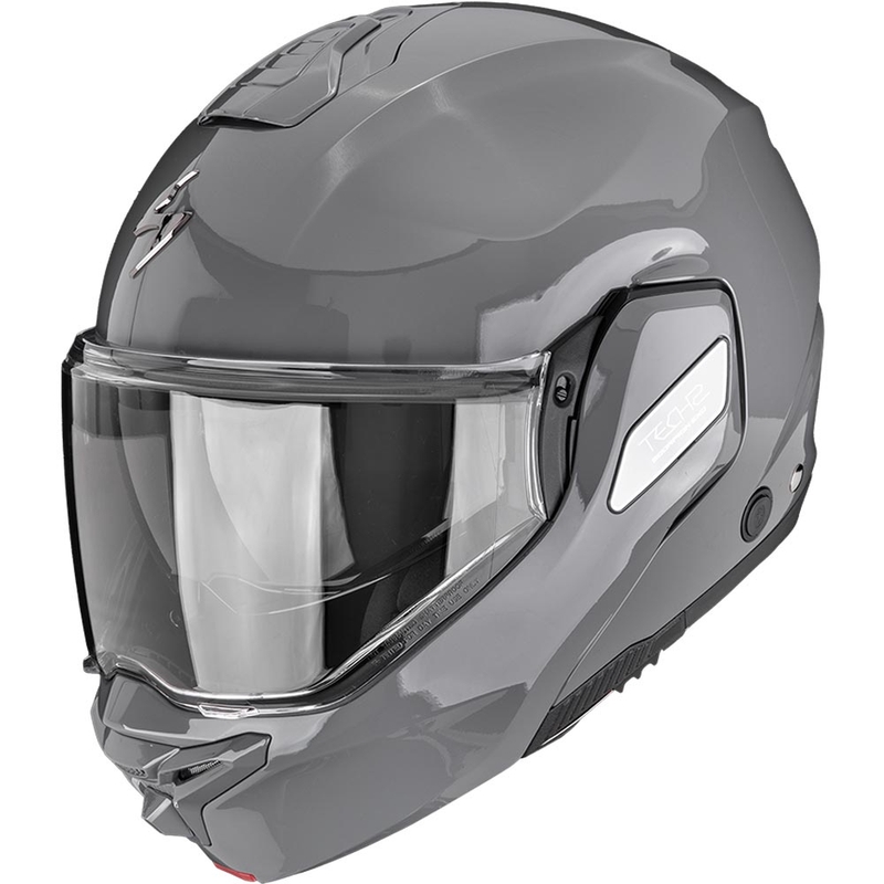 Preklápacia helma na motorku Scorpion EXO-TECH II Solid cementovo šedá