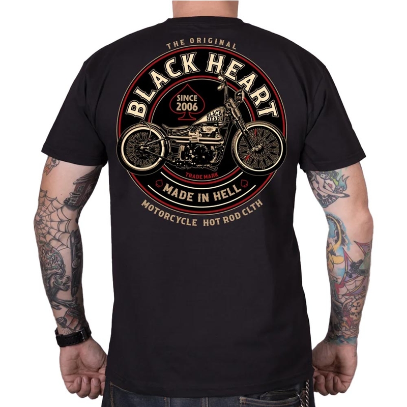 Tričko Black Heart Trapper čierne