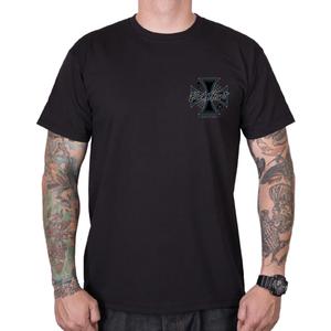 Tričko Black Heart Chopper Cross čierne