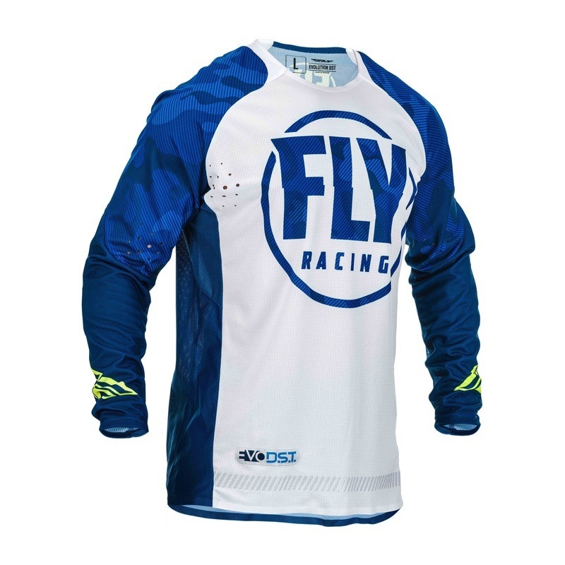 Motokrosový dres FLY Racing Evolution modro-biely