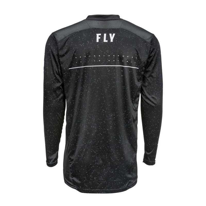Motokrosový dres FLY Racing Lite 2020 čierno-biely výpredaj