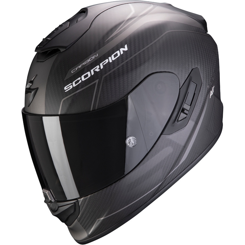 Integrálna prilba Scorpion EXO-1400 Carbon Air Beaux čierno-strieborná