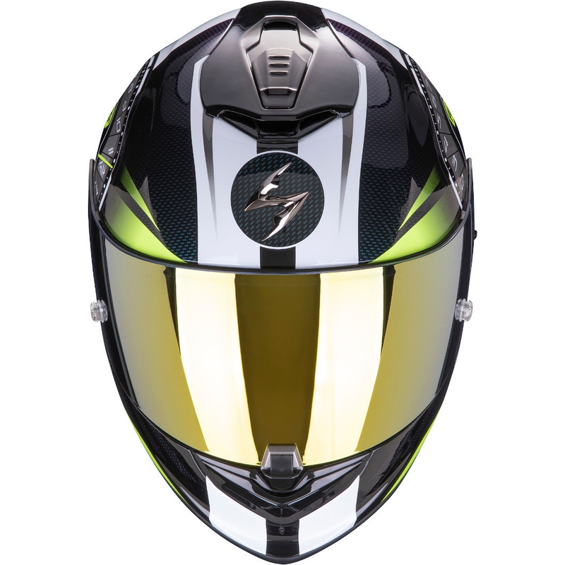 Integrálna prilba Scorpion EXO-1400 Air Torque čierno-fluorescenčno žltá