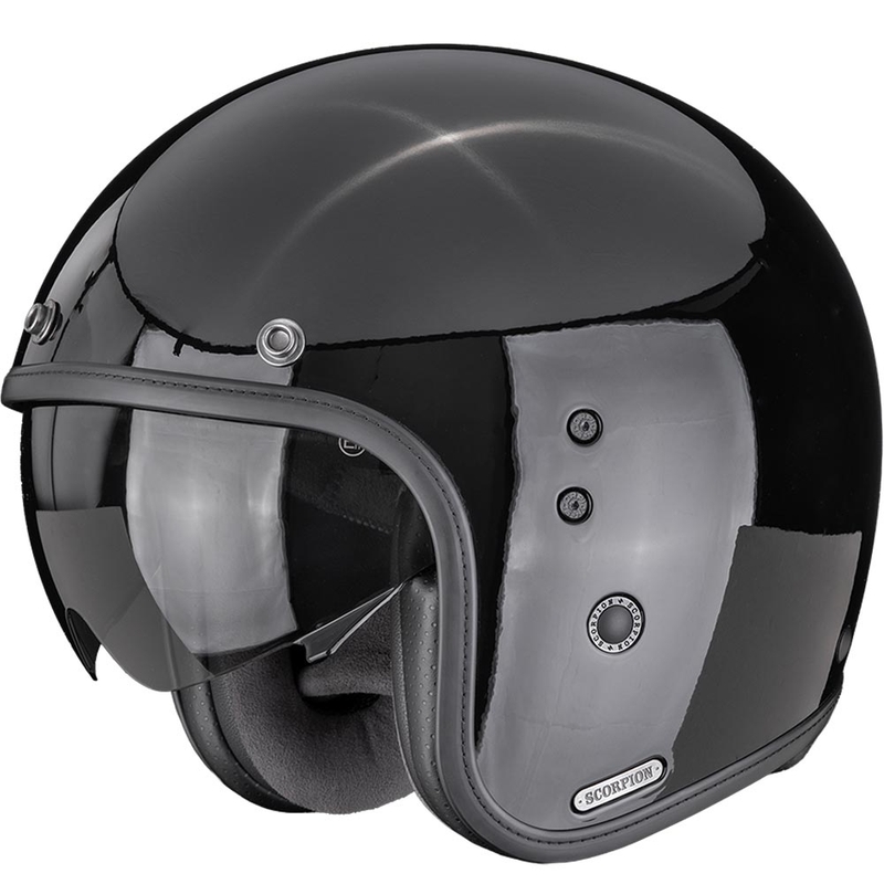 Otvorená prilba na motorku Scorpion Belfast II Solid čierna