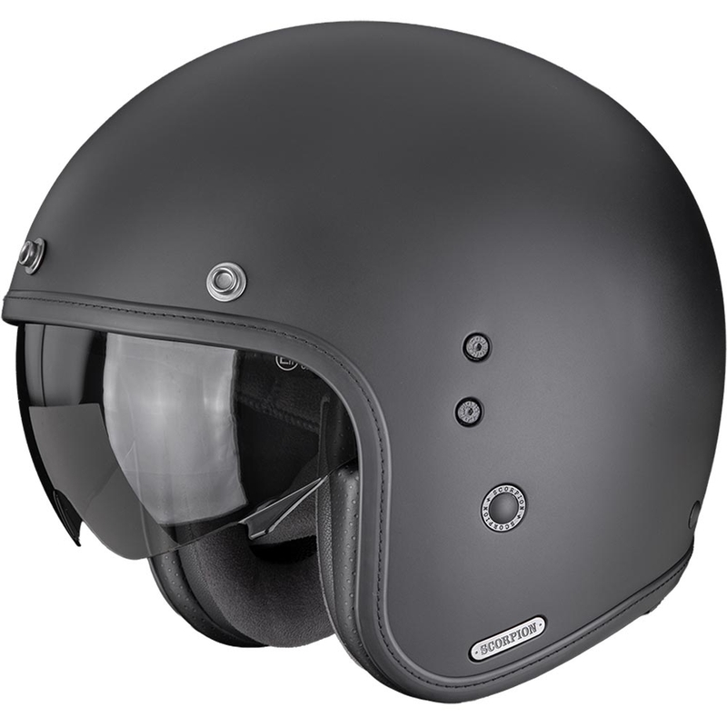 Otvorená prilba na motorku Scorpion Belfast II Solid matná čierna