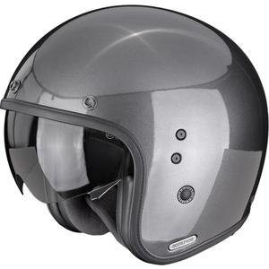 Otvorená prilba na motorku Scorpion Belfast II Solid metalická šedá