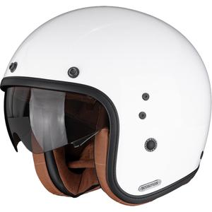 Otvorená helma na motorku Scorpion Belfast II Luxe biela