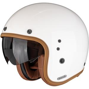 Otvorená helma na motorku Scorpion Belfast II Luxe krémová